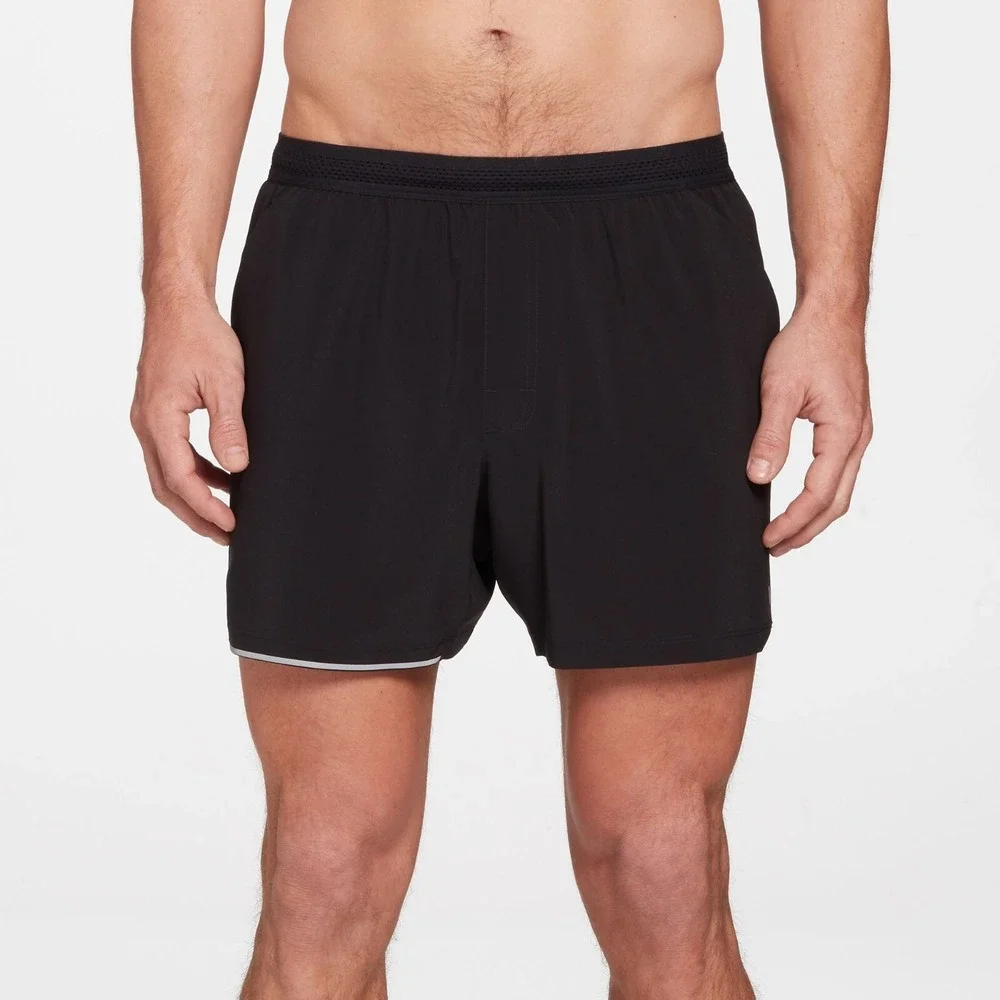 VRST Men's 5'' Velocity Run Short, XL, Pure‎ Black